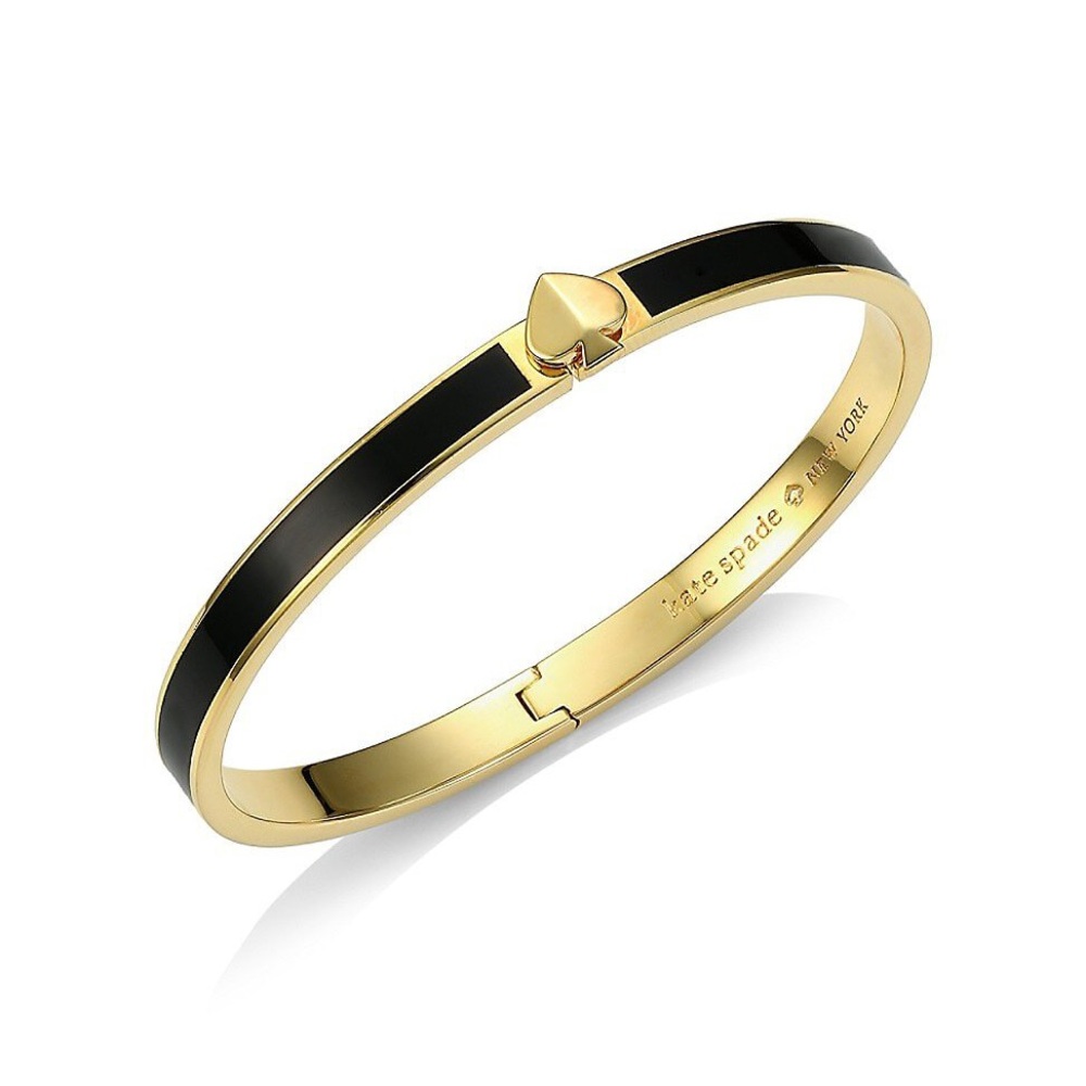 Kate Spade Thin Enamel Gold Bracelet
